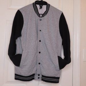 H&M Cotton grey varsity sweater